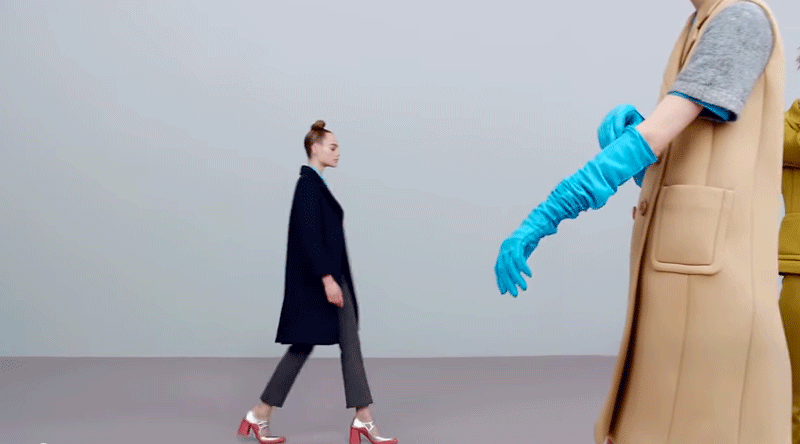 CHLOE CHILL SYDNEY FASHION BLOG Prada-Autumn-Winter-video-campaign-featuring-blue-leather-gloves