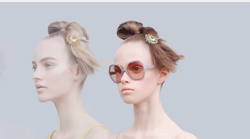 CHLOE CHILL SYDNEY FASHION BLOG Prada-fall-winter-2015-campaign-Hair Guido Palau and Makeup Pat McGrath featuring-pastel-sunglasses-and-jewelled-flower-brooches