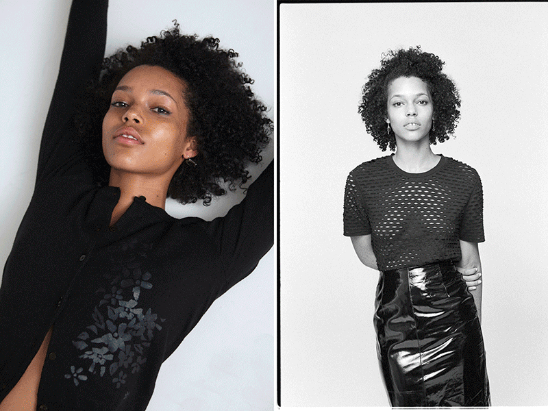 Ruby Campbell shot by Mason Stevenson and Styled by Chloe Hill for Oyster Magazine wearing Bassike