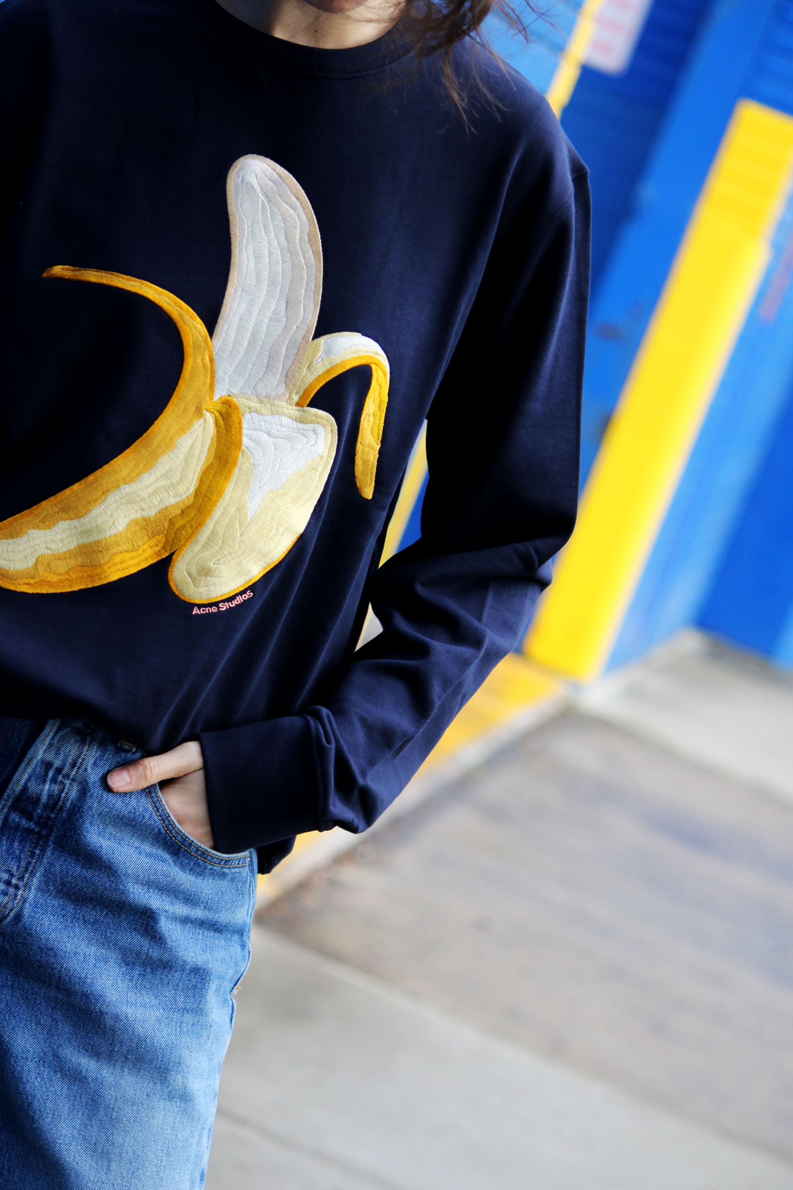 Acne Studios Banana Sweatshirt chloechill.com