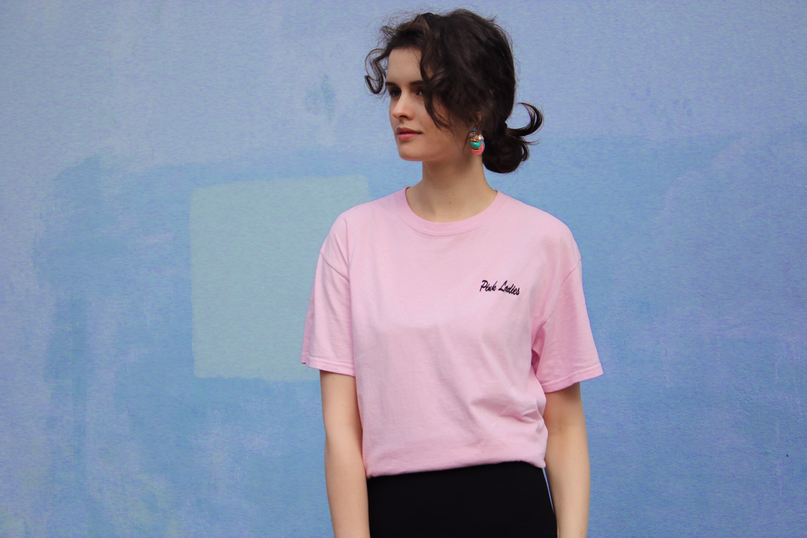 Double Trouble pink ladies tee chloechill.com