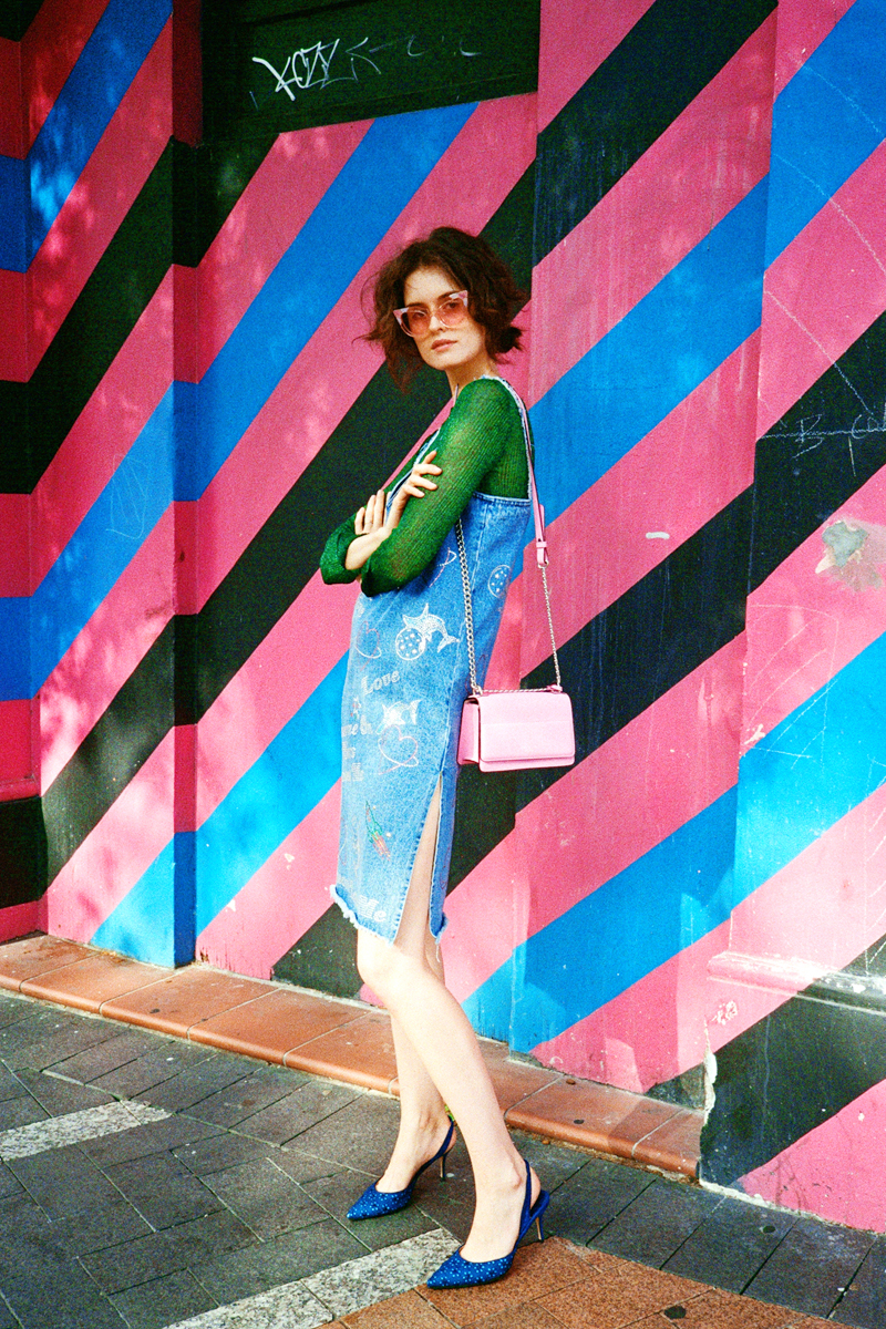 Chloe Hill On Man Repeller - wearing trelise cooper, emma mulholland, pared eyewear, oroton and manolo blahnik