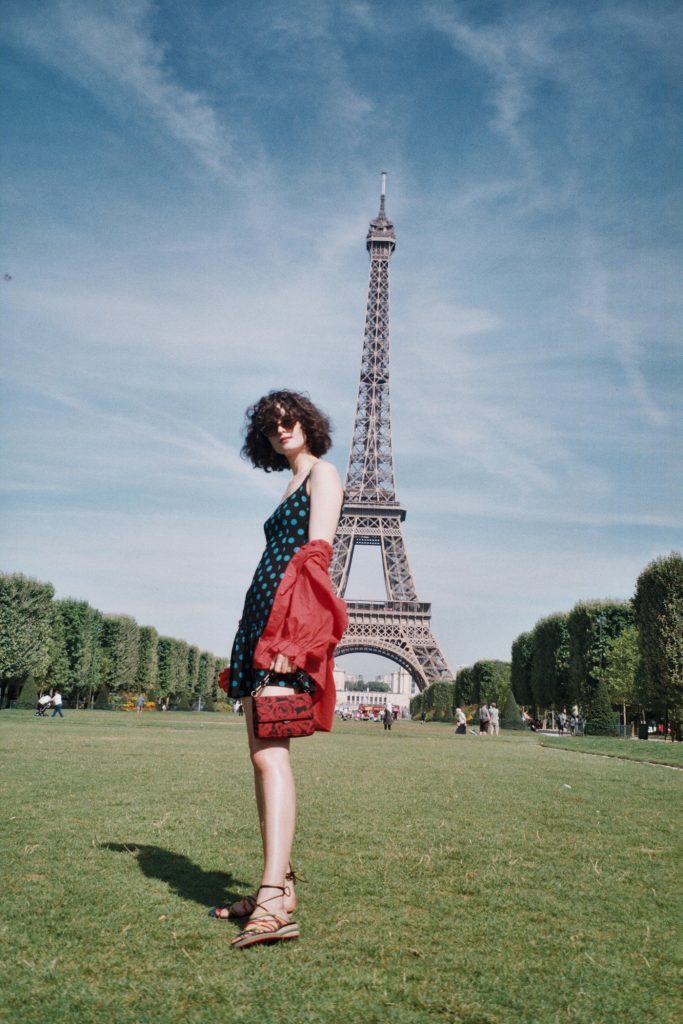 At The Eiffel Tower in Paris