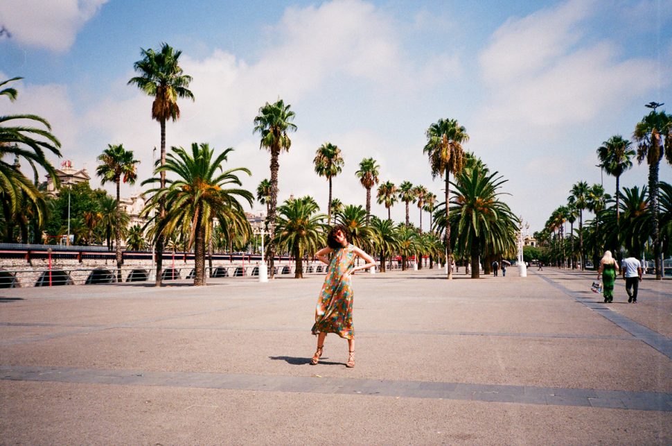 Barcelona Guide palm trees chloe hill in kate sylvester