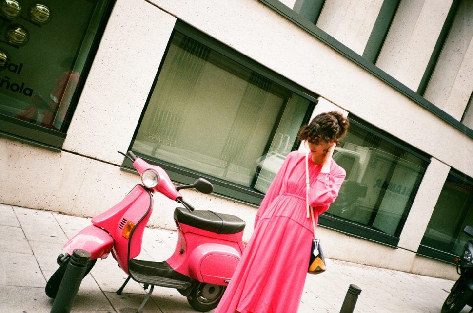 Lee mathews pink dress madrid CHLOE HILL 3