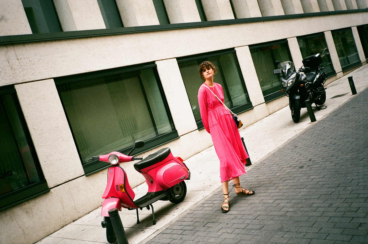 Lee mathews pink dress madrid CHLOE HILL 4