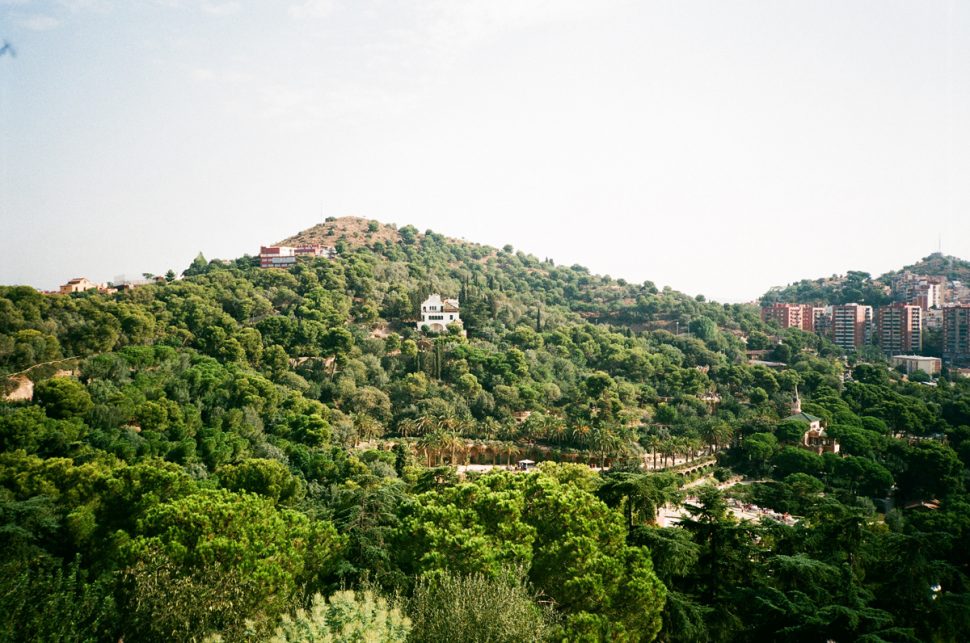 view from parc guell