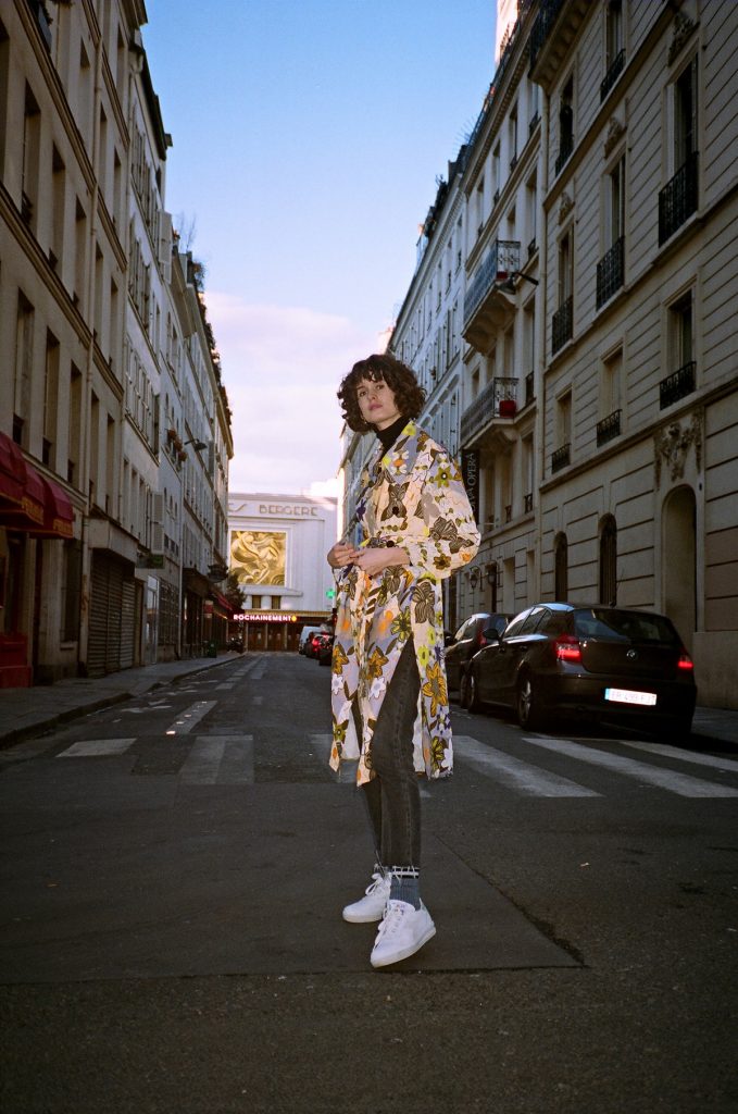 Chloe Hill Street Style Diadora in Paris 4