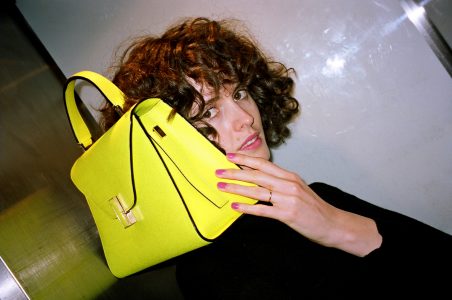 Valextra yellow bag Paris CHLOE HILL 3