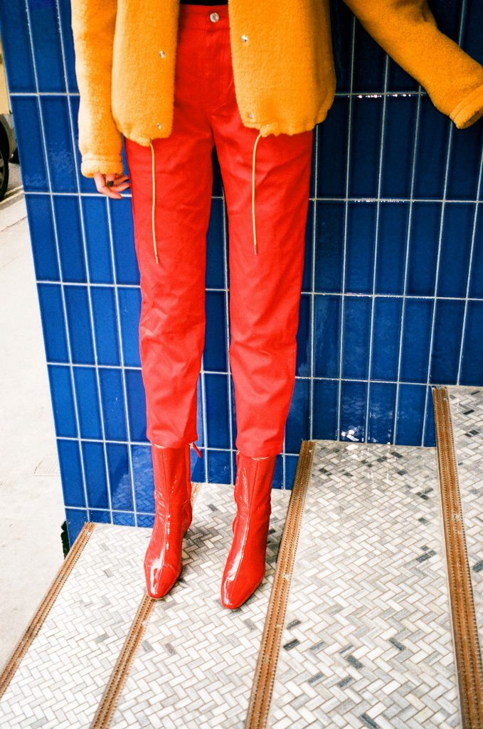 Kow tow red jeans CHLOE CHILL