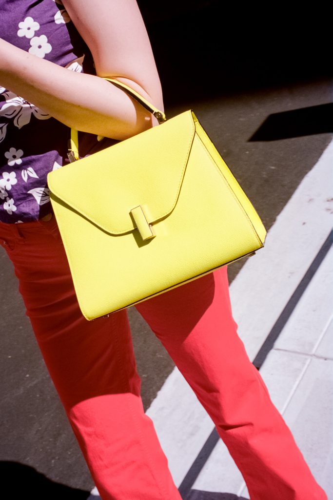 valextra yellow bag